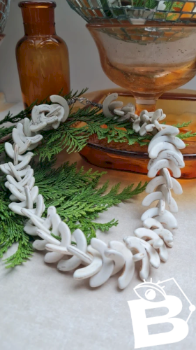 Collier - ras de cou - collier turquoise blanche