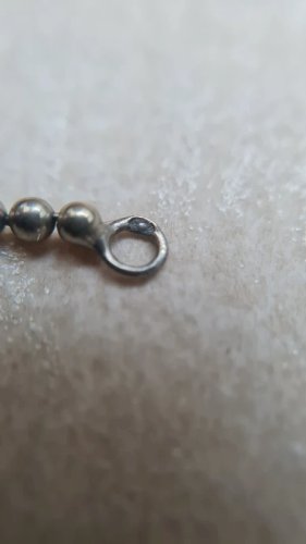 Collier - ras de cou en argent et boule de perles de cultures