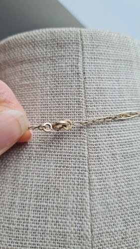 Collier- ras de cou filigrane  plaqué or  années 20-30