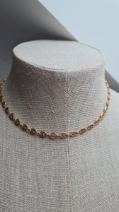 Necklace - choker coffee beans
