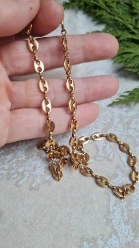 Collier - ras de cou grains de café