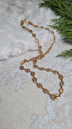 Collier - ras de cou grains de café