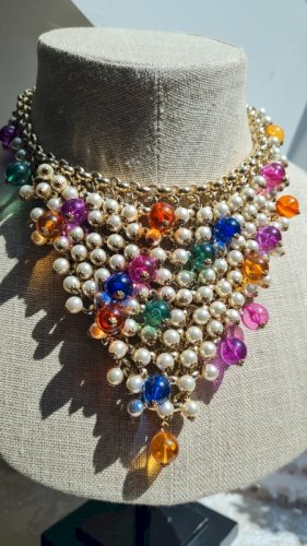 Collier - ras de cou - Jacky De G vintage