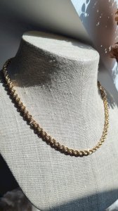 collier - ras de cou - plaqué or - GL