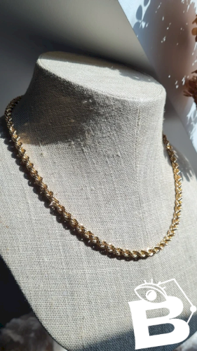 collier - ras de cou - plaqué or - GL