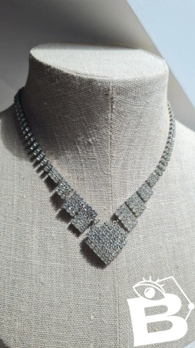 Collier - ras de cou vintage avec strass