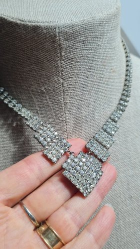 Collier - ras de cou vintage avec strass