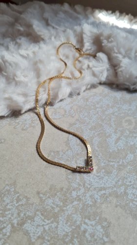Collier -ras de cou vintage avec strass