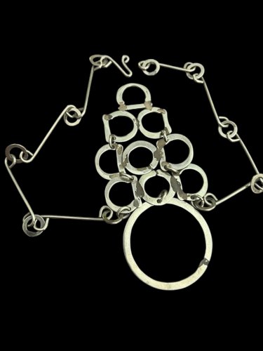 Collier Vintage 1970 Fait Main Artisan Hippie Boheme Chic French Fashion
