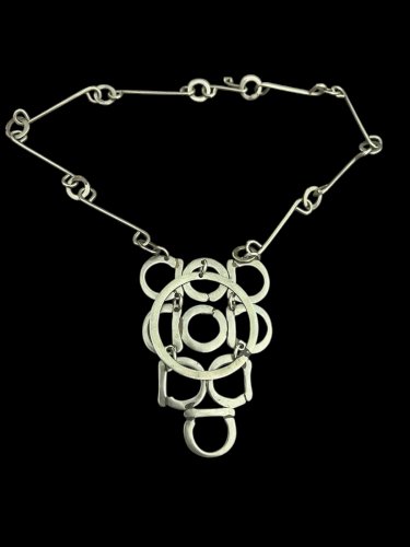 Collier Vintage 1970 Fait Main Artisan Hippie Boheme Chic French Fashion