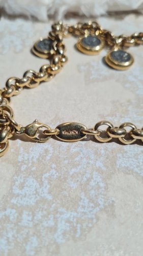 Collier vintage Agatha - Ras de cou à leffigie d Alexandre le grand