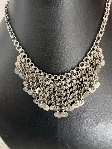 Collier vintage vers 1970 Plastron - Motif Triskèle Sicile - Design- Mode