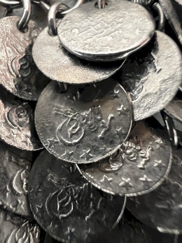 Collier vintage vers 1970 Plastron - Motif Triskèle Sicile - Design- Mode