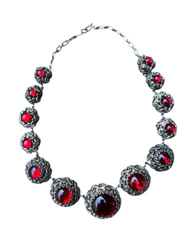 Collier vintage Yves Saint-Laurent Haute couture Statement Necklace French Brand