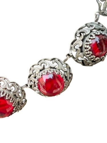 Collier vintage Yves Saint-Laurent Haute couture Statement Necklace French Brand