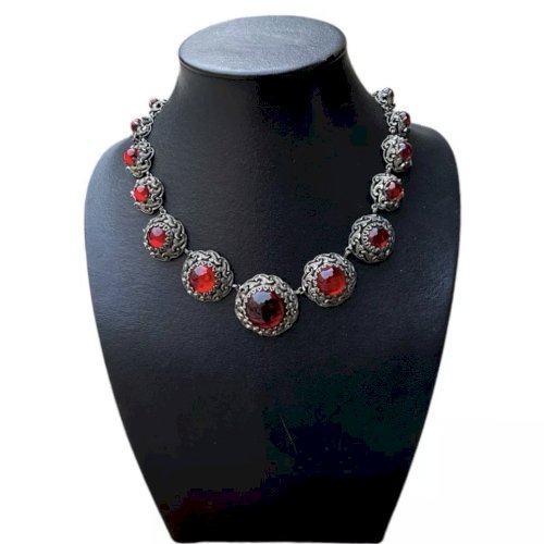 Collier vintage Yves Saint-Laurent Haute couture Statement Necklace French Brand