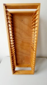 Vintage Ikea wall DVD column