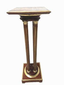 Colonne de présentation Napoléon III en acajou XX siècle