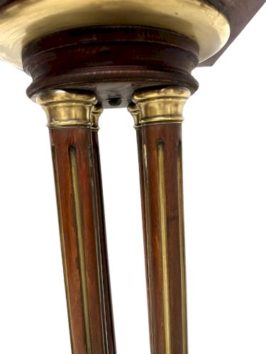 Colonne de présentation Napoléon III en acajou XX siècle