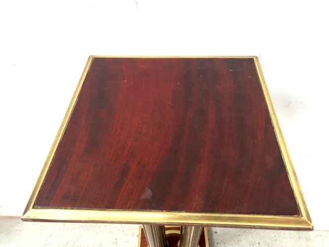 Colonne de présentation Napoléon III en acajou XX siècle