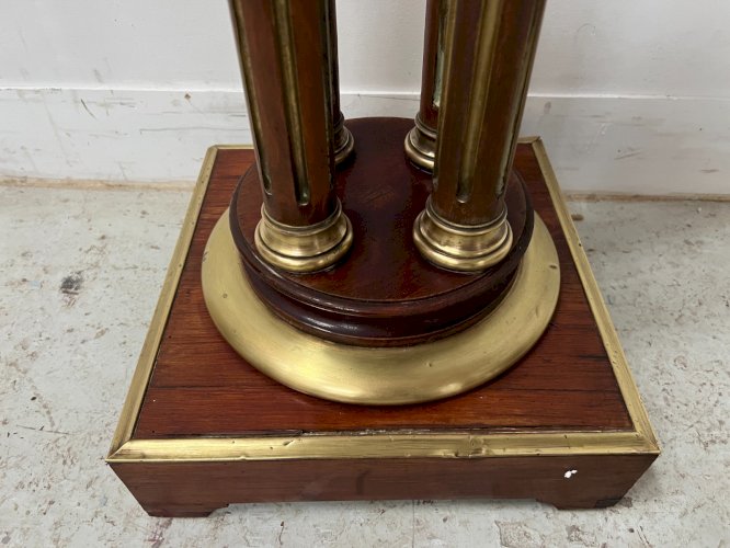 Colonne de présentation Napoléon III en acajou XX siècle