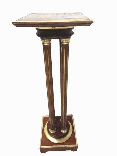 Colonne de présentation Napoléon III en acajou XX siècle