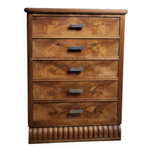 Commode Art déco en Noyer