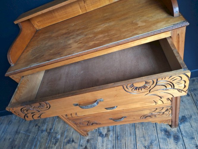 Commode art déco, meuble ancien vintage