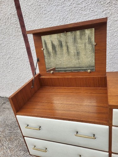 COMMODE COIFFEUSE VINTAGE ROGER LANDAULT