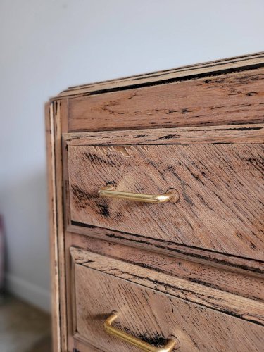 Commode de style vintage pieds compas