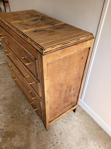 Commode de style vintage pieds compas