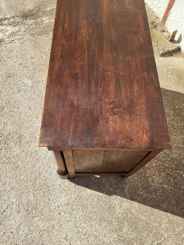 COMMODE EMPIRE 4 TIROIRS EN NOYER DU XIX ème SIECLE