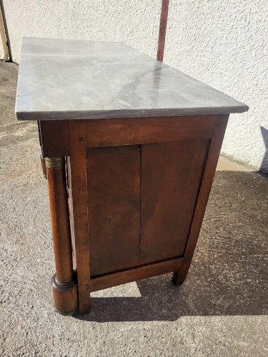COMMODE EMPIRE 4 TIROIRS EN NOYER DU XIX ème SIECLE