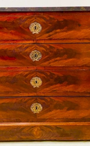 Commode en acajou de style Louis Philippe XIX siècle