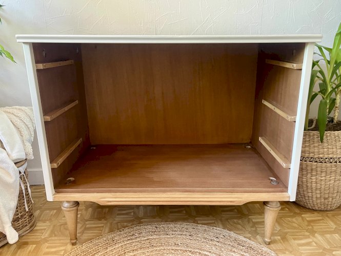 Commode graphique vintage 3 tiroirs