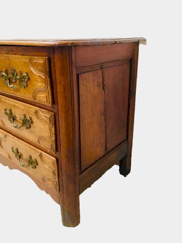 Commode Louis XIV en merisier massif XVIII siècle