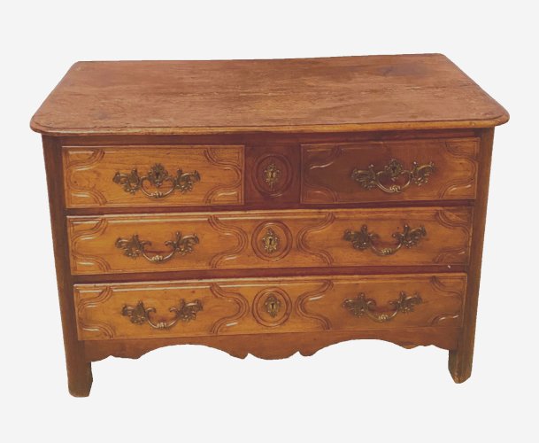 Commode Louis XIV en merisier massif XVIII siècle