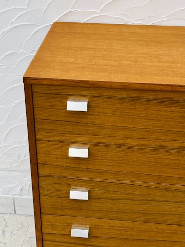 Commode vintage en teck 4 tiroirs années 60 style G-Plan
