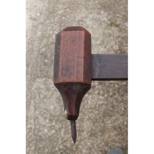 Compas débéniste 19 ème acajou Compagnonage ?