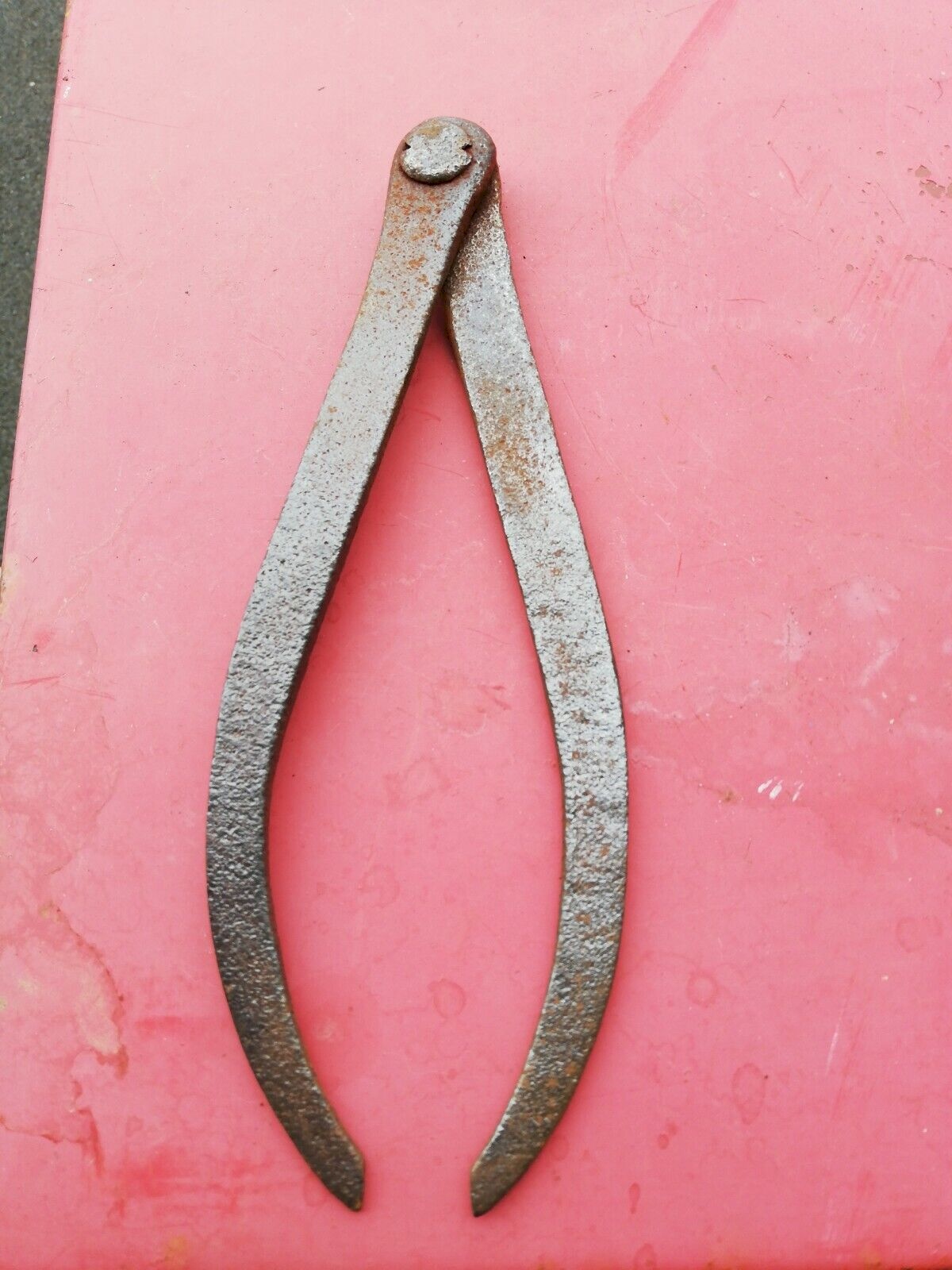 Ancien Compas D'épaisseur Peugeot Frères à Deux Réglages - Outil Vintage Acier