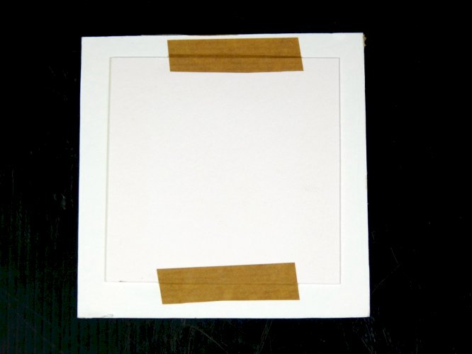 Composition mixte acrylique abstraite signée Patrick Duperron 2003