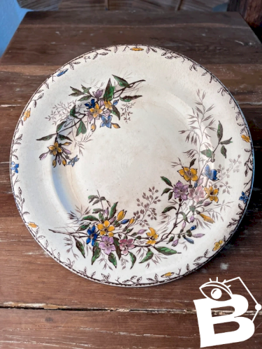 Compotier bas en terre de fer modèle Jasmin