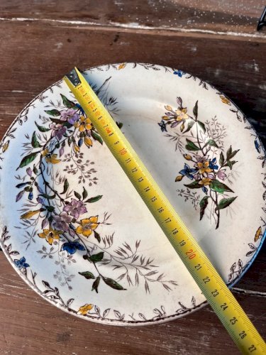 Compotier bas en terre de fer modèle Jasmin