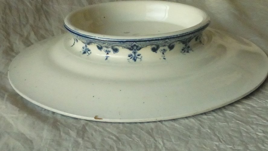 COMPOTIER EN TERRE DE FER S.G MODELE ROUEN*