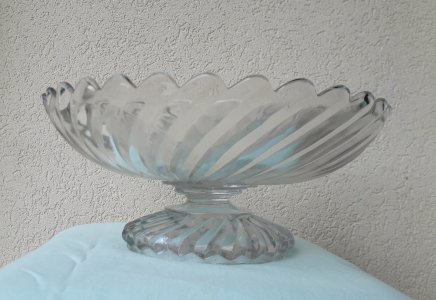 Compotier en verre Portieux