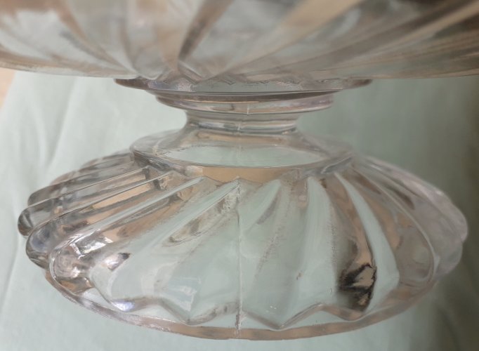 Compotier en verre Portieux