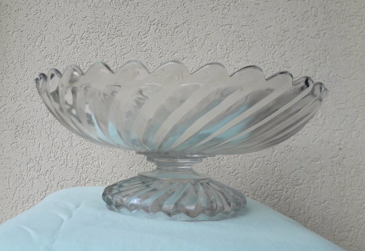 Compotier en verre Portieux