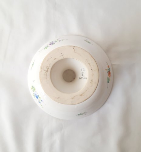 Compotier faïence artisanale