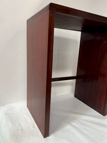 Console Art Décoen placage de bois d'acajou XX siècle