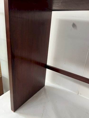 Console Art Décoen placage de bois d'acajou XX siècle